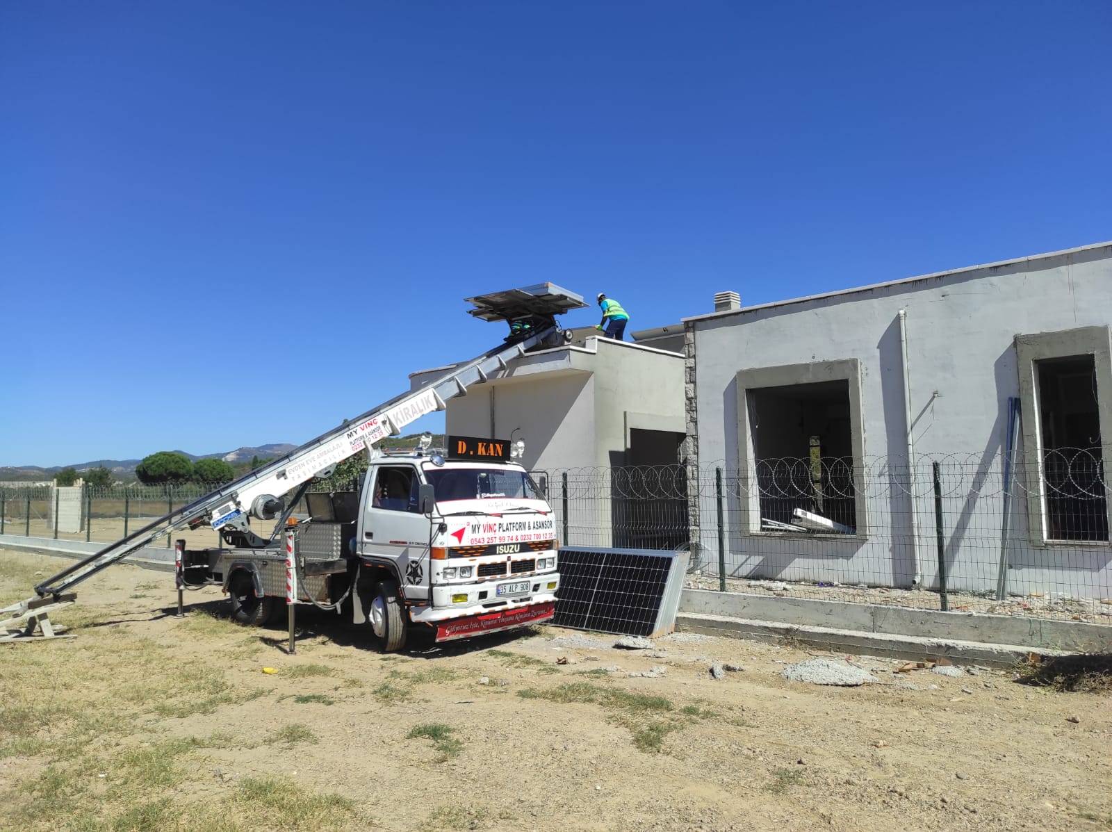 Karaburun Sepetli Vinç Kiralama | Karaburun Vinç & Platform Hizmetleri | MY Nakliyat